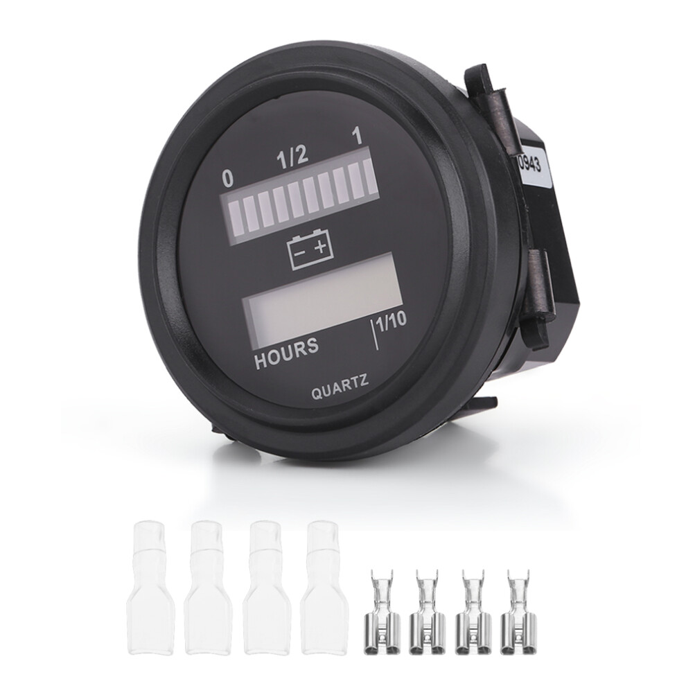 12V/24V/36V/48V/72V Led Battery Indicator Gauge With Hour Meter 4321389251705