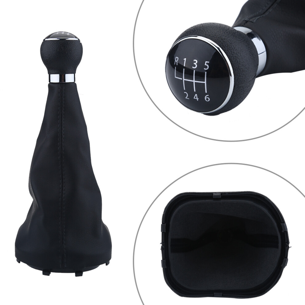 Gear Shifter Boot & Knob Set For Touran Caddy Ii Mk2 Easy Install 4341392932415