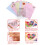 8Pcs DIY Quilling & Paper Craft Tools 16 Pattern Release Drawing Paper Set 5