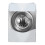 XL Waterproof Dustproof Washing Machine Cover Silver Polyester 60x65cm 1