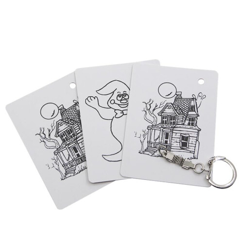 Magic Keychain Ghost Card Escape Trick for Instant Visual Close Up Street Magic Illusion