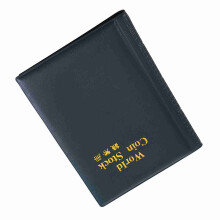 Coin Storage Folder 120 Pockets 10 Pages Green World Collection Album Book
