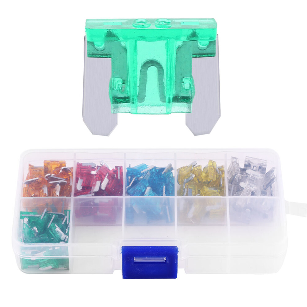 120Pcs Micro Mini Blade Fuse Set 5A-30A Assortment For Car Suv Boat 6901393057777