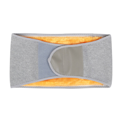 Plush Charcoal Waist Belt for Warmth & Support