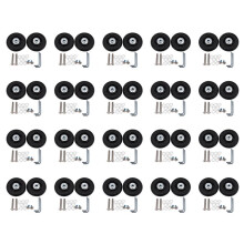 40 Set Luggage Suitcase Replacement Wheels Axles Rubber Deluxe Repair OD 64mm New