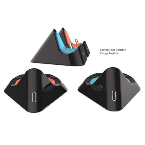 Triangle Charging Dock Stand for  2 Charging Stand with Soft Silicone Protection Fast Charger for OLED Lite B 1