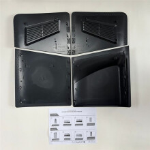 For PS5 Pro Protective Case Hard ABS Shell Anti-Scratch Cooling Vents Suitable for Disc Editions