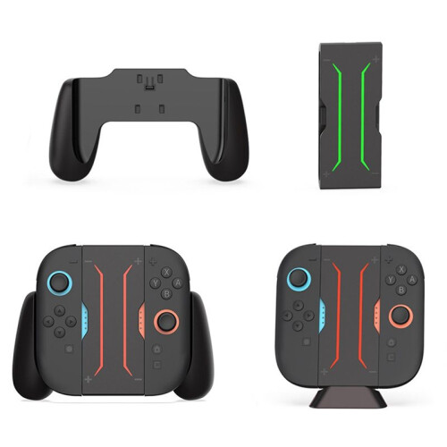 Charging Grip for  2  Controller Charger with USB-C Cable and Charge Indicator Gamepad Support Bracket 1