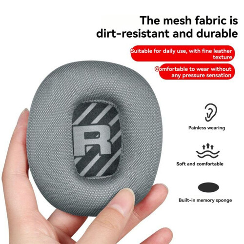 For  Astro A10 Gen 2 EarPads Gaming Headset Cloth Memory Foam Replace Earpad Headphone Accessories  Net 2