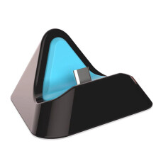 Triangle Charging Dock Stand for 2 Charging Stand with Soft Silicone Protection Fast Charger for OLED Lite B