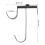 Pool Tools 2 Pack Steel Iron Pool Pole Hanger for Wall or Fence Adjustable 2
