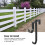 Pool Tools 2 Pack Steel Iron Pool Pole Hanger for Wall or Fence Adjustable 4