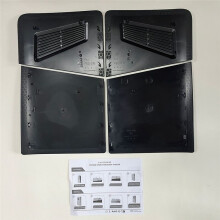 For PS5 Pro Protective Case Hard ABS Shell Anti-Scratch Cooling Vents Suitable for Digital Editions