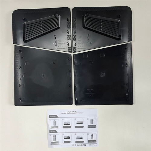 For PS5 Pro Protective Case Hard ABS Shell Anti-Scratch Cooling Vents Suitable for Digital Editions