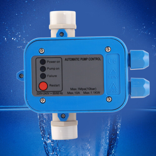 Automatic Water Pump Pressure Controller 10A 1.1kW 1 Inch 2