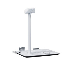 Cooling Stand for PS5 Slim / Pro Models Controller Charging Station with 7 RGB Light for PS5 Slim Console Disc & Digital