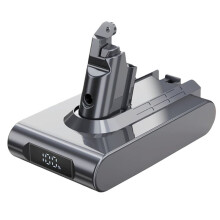 For V6 6000mAh LED Dispaly Battery Vacuum Cleaner DC58 DC59 DC62 650 770 880 SV03 SV09 Rechargeable Li-Ion Battery