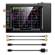 -H Vector Network Antenna Analyzer 10KHz-1.5GHz MF VHF UHF W/ Shell Card Slot Digital VNA-H Tester