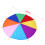 2m 8 Handle Multicolour Play Parachute 1