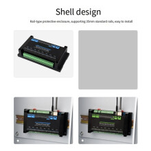 RP2350 Dual-Core Double-Frame Industrial Control Board 8-Channel Network Relay Supports Digital Input with Isolation B