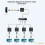 4K -Compatible KVM Extender 200m Audio Video Extension with IR Plug &  High-Resolution Network Cable Support(EU) 6