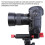 Universal Metal Macro Focusing Rail Slider Close- Shooting  Camera Support Bracket Holder for Tripod 3