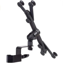 7-14 Inch Adjustable Tablet Holder Mount 360 Degree Swivel Clamp for Microphone Stand for Pro Air