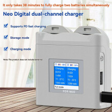 For NEO Two-Way Digital Display Charging Hub Battery Intelligent Charger Charging Butler Power Bank Accessories