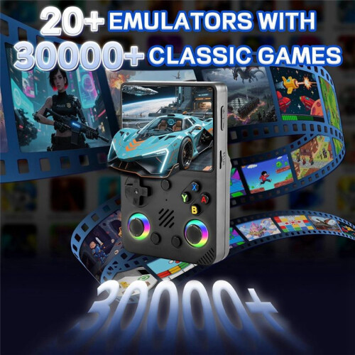 RG36PRO Retro Game Console 128G Open Source Handheld Game Console 3.5Inch IPS Screen Portable Handheld Video Player