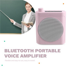 Wireless Megaphone Speaker with Lavalier Microphone BT Portable Voice Amplifier for Teachers Tour Guides Coaches