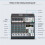NA4 99 DSP Effects Audio Mixer Multi-Channel Recording PC 48V Phantom Power 7