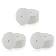 1200 Stuks Ongebleekte Percolator Koffiefilters, 3,75 Inch Wegwerpkoffiepapierfilter, Schijfkoffiefilters Wit