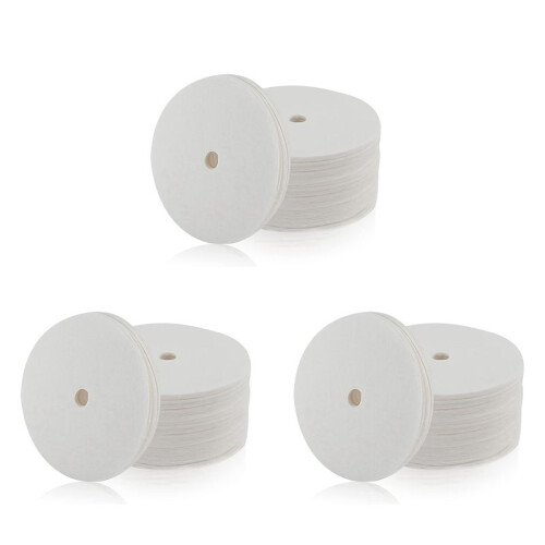 1200 St Oblekt Perkolatorkaffefilter, 3,75 Ingångsfilter för Kaffepapper, Diskkaffefilter Vitt 1