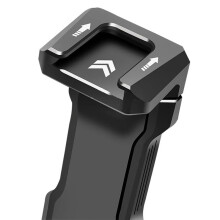 Metal Phone Holder Cold Shoe Mount 360 Rotatable 1/4 3/8 Hole Vertical Shooting for Smartphone DSLR Clamp