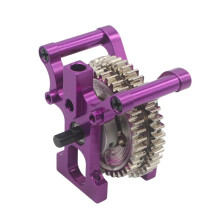 For HSP 02076 02040 02041 Metal Gears Two Speed Transmission Complete for 1/10 RC Model Car Flying Fish 94122 94102 D