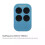 Garage Door Remote Control Duplicator 286MHz-868MHz Multi-Frequency Code Grabber Clone Gate Keyfob Hand Transmitter 5