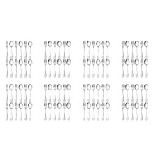 96 Pieces Kids Silverware Stainless Steel Children'S Safe Flatware Little Bear Child Spoon and Fork Set Toddler Utensils