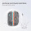 Transparent Storage Box for   2 Game Console Box Protective Case for  2 Game Controller Hard Shell 8