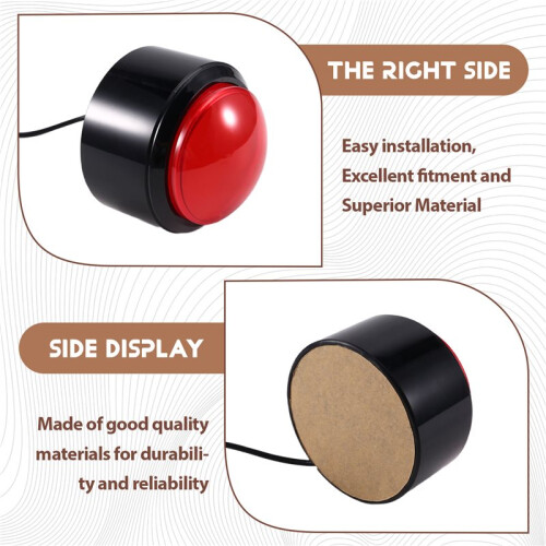 Space Button 100mm Lottery Button USB Large Button Buzzer Button Lottery Draw Lucky Draw Button 2