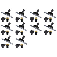 10X for SC2 SC3 SC4 SC5 CTK10 CTK20 Window Nozzle Scraper Round Brush for Steam Cleaner Mirrors,Clean Moisture