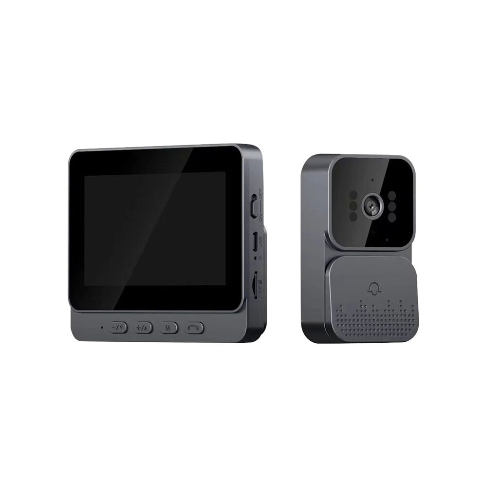 Video Doorbell Ir Night Vision Wireless Door Bell 1080P 4.3Inch Ips Screen Doorbell Camera 2.4G For Villa Home(A) 6032705732607