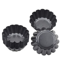 Eiertaartvormen, 3 Inch Taartvormpjes Verwijderbare Bodem, Cupcake Cake Muffinvorm Tin Pan Bakken Tool (20 Stuks)