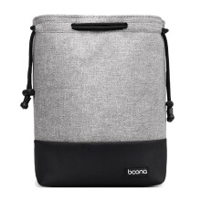 BOONA Multifunctional Camera Storage Bag Drawstring Stitching Waterproof Photo Lens Bag Case for     L