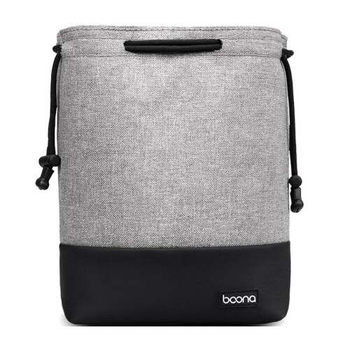 BOONA Multifunctional Camera Storage Bag Drawstring Stitching Waterproof Photo Lens Bag Case for     L