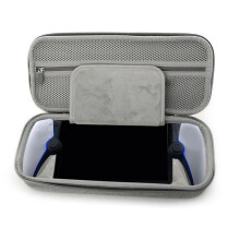 For PS5 Portal Carrying Case with Spare Parts Storage EVA Shockproof Protective Handheld Travel Bag for B