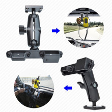 Handheld RadioandSpeaker Microphone Holder,Drill Base Mount W/Self-Tapping Screws,for Talkabout Walkie Talkie