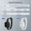 Expandable Strap for  GO Ultra Silicone Protective Case Multi-Function Sports Camera Wrist Strap Black 2