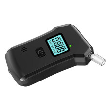 High-Precision Alcohol Tester Removable Air Inlet Breathalyzer DUI Tester LCD Display Includes 10 Mouthpieces