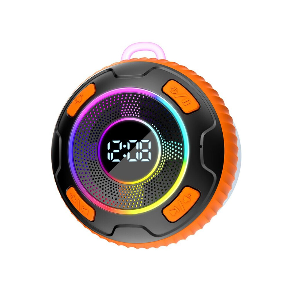 Wireless Speaker S5 Ipx7 Waterproof Enc Speakers Built-In Mic 10 Hours Shower Speakers Subwoofer Orange 6032653641730
