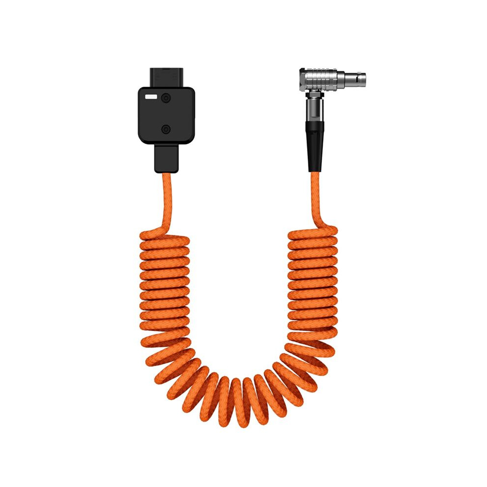 Dt-Lm D-Tap To Lm 2Pin Male Coild Power Cable For Select And Camera 60Cm/1.96Ft, High Durability Red 4713878339023
